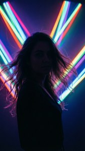 Neon Silhouette