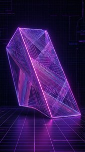 Neon Slide Grid