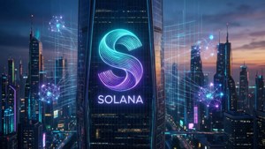 Neon Solana Skyline