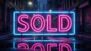 Neon Sold Sign