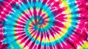 Neon Spiral Tie Dye