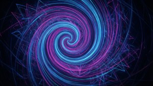 Neon Spiral Void