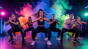 Neon Squats