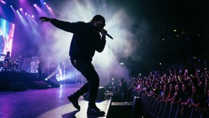 Neon Stage Performance