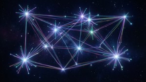 Neon Star Constellation