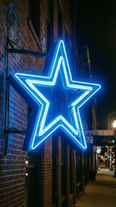 Neon Star Sign