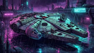 Neon Starport Docking