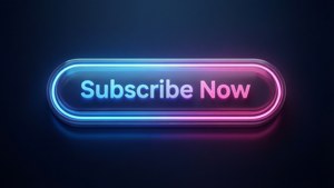 Neon Subscribe Button