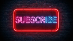 Neon Subscribe Sign