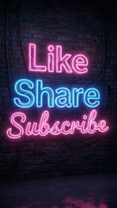 Neon Subscribe Sign