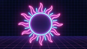 Neon Sun Retro