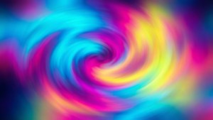 Neon Swirl Blur