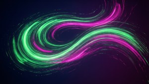 Neon Swirl Dreamscape