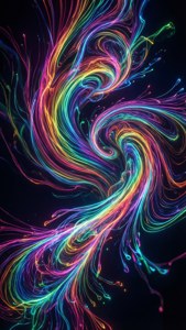 Neon Swirls