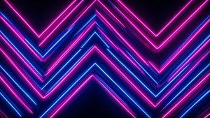 Neon Synthwave Chevrons
