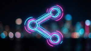 Neon Synthwave Share