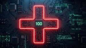 Neon Tech Cross
