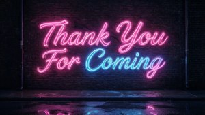 Neon Thanks
