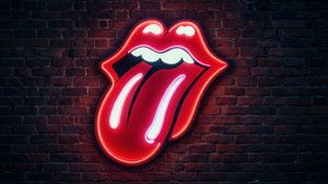 Neon Tongue on Brick