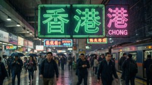 Neon Train Station Rush