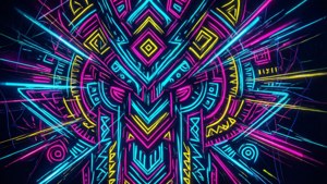 Neon Tribal Glow