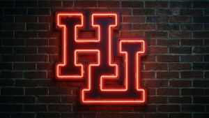 Neon UH Sign