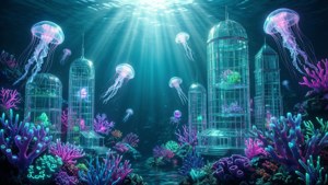 Neon Underwater City