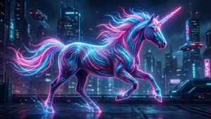 Neon Unicorn