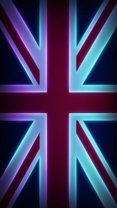 Neon Union Jack Digital