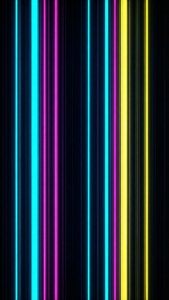 Neon Vertical Stripes