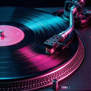 Neon Vinyl Spin