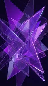 Neon Violet Geometry