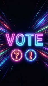 Neon Vote Glow