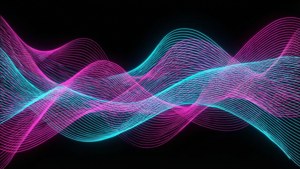 Neon Wave Lines