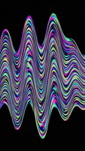 Neon Wave Pattern