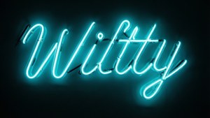 Neon Whitty Sign