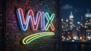 Neon Wix Brick Wall