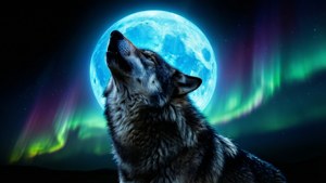 Neon Wolf Howl