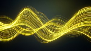 Neon Yellow Waves