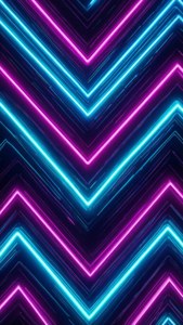 Neon Zigzag Cyberpunk
