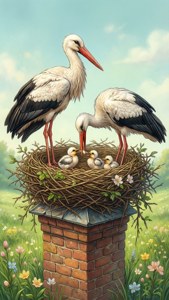 Nesting Storks