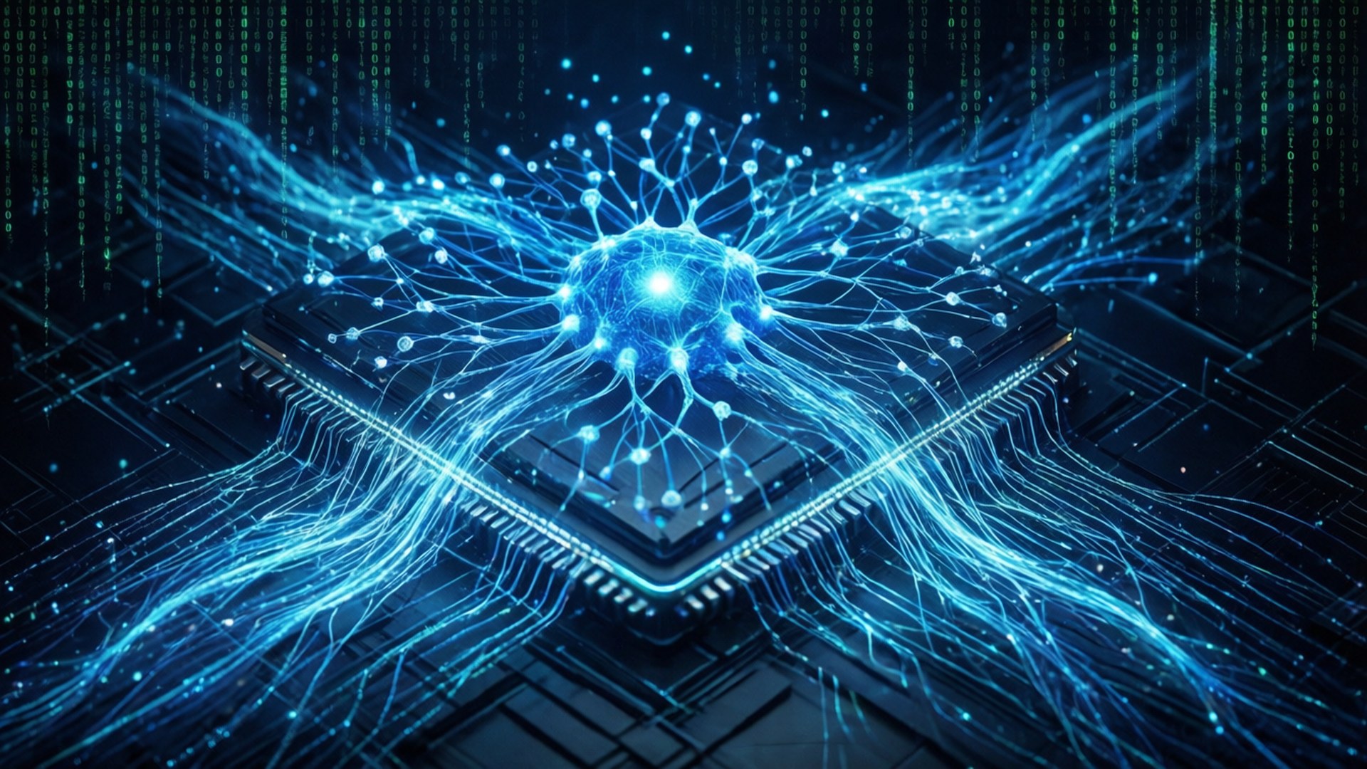 Neural Network Core by Wallpapers.art Studio