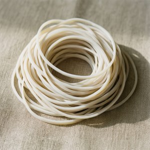 Neutral Rubber Bands Linen