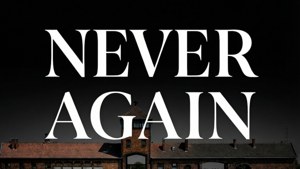Never Again Typography