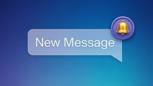 New Message Bubble
