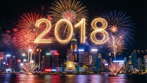 New Year 2018 Fireworks