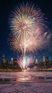 New Year Fireworks City