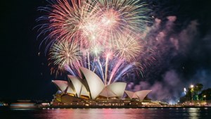 New Year Fireworks Opera
