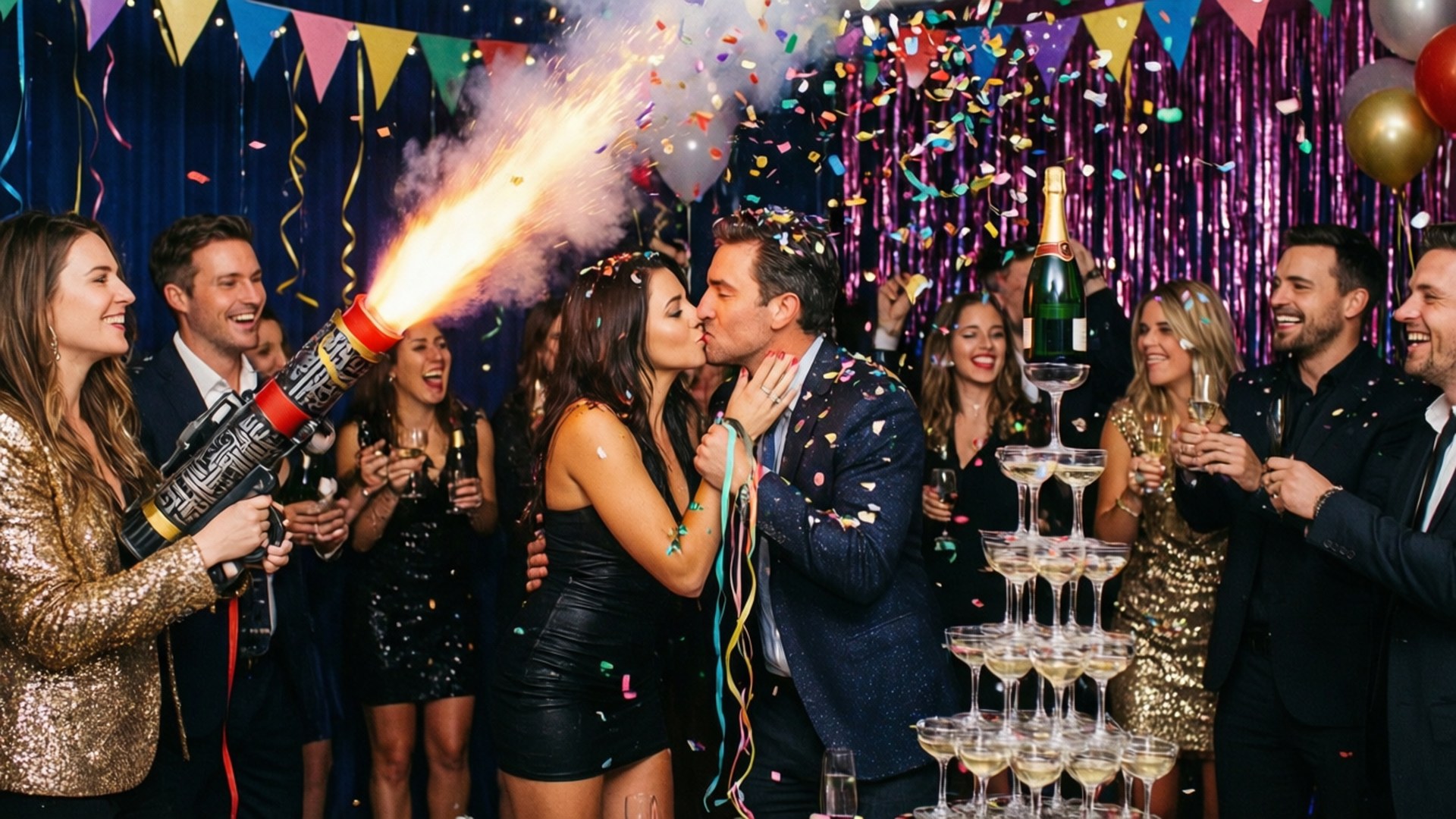 New Year's Eve Party by Wallpapers.art Studio