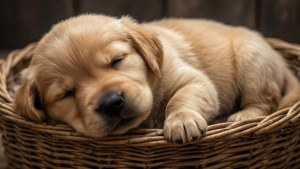Newborn Golden Retriever